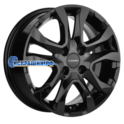 Khomen Wheels 6x15/4x98 ET36 D58,5 KHW1503 (Lada Granta) Black