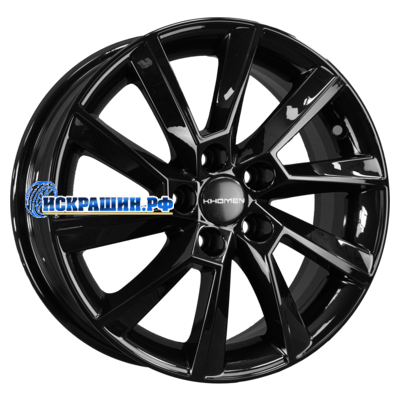 Khomen Wheels 6x15/5x100 ET40 D57,1 KHW1507 (Polo) Black