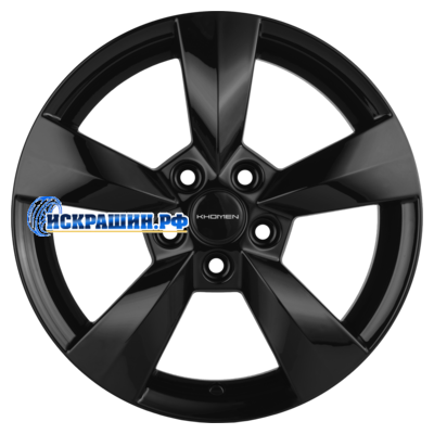 Khomen Wheels 6x15/5x100 ET43 D57,1 KHW1504 (Fabia) Black