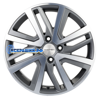 Khomen Wheels 6x16/4x100 ET41 D60,1 KHW1609 (XRay) Gray-FP