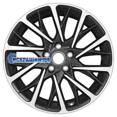 Khomen Wheels 7,5x18/5x108 ET50 D63,3 KHW1804 (XC40/XC60) Black-FP