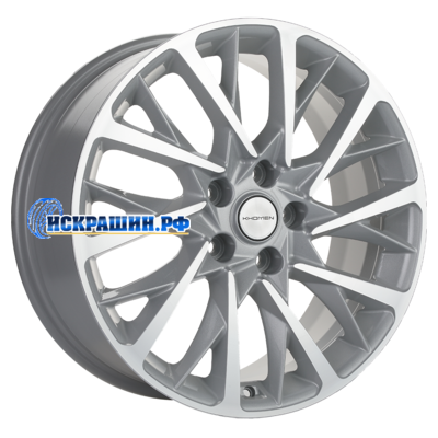 Khomen Wheels 7,5x18/5x112 ET39 D66,6 KHW1804 (Audi A4/A6) F-Silver-FP