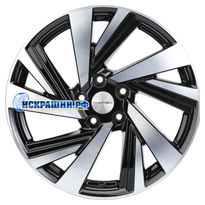 Khomen Wheels 7,5x18/5x114,3 ET45 D67,1 KHW1801 (Xceed/CX-3/5) Black-FP