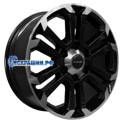 Khomen Wheels 7,5x18/6x139,7 ET45 D93,1 KHW1817 (Mazda BT50) Black-FP