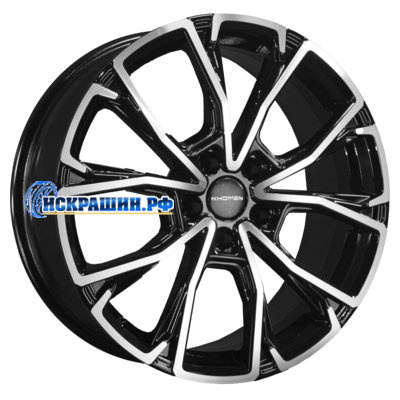 Khomen Wheels 7,5x19/5x108 ET46 D63,4 KHW1907 (Geely Monjaro/Tugella) Black-FP