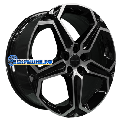 Khomen Wheels 7,5x19/5x108 ET47 D60,1 KHW1909 (Chery Tiggo 8 (Pro/Pro Max)) Black-FP