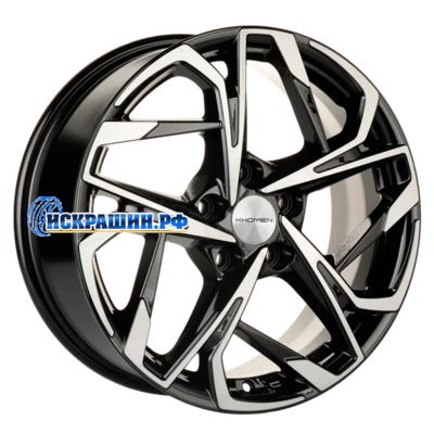 Khomen Wheels 7x17/5x108 ET40 D54,1 KHW1716 (Jac/Москвич 3) Black-FP
