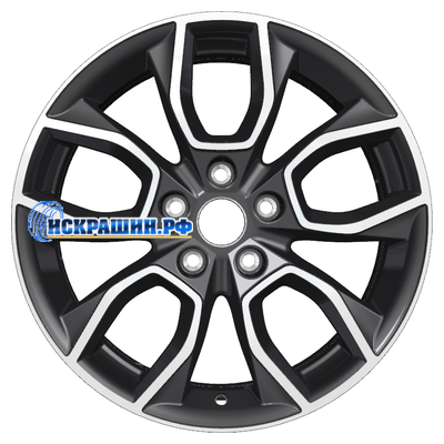 Khomen Wheels 7x17/5x112 ET40 D57,1 KHW1713 (Kodiaq/Tiguan) Black-FP