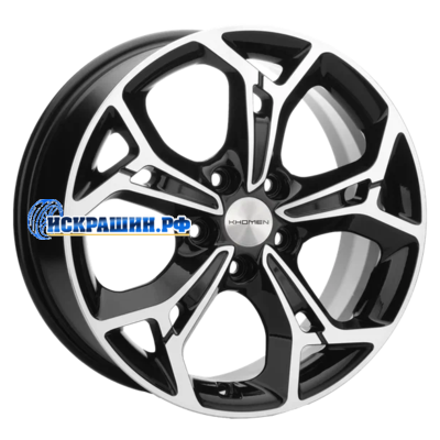 Khomen Wheels 7x17/5x114,3 ET37 D66,5 KHW1702 (Jolion) Black-FP