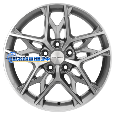 Khomen Wheels 7x17/5x114,3 ET45 D60,1 KHW1709 (Changan/Geely/Lexus/Toyota) Gray-FP