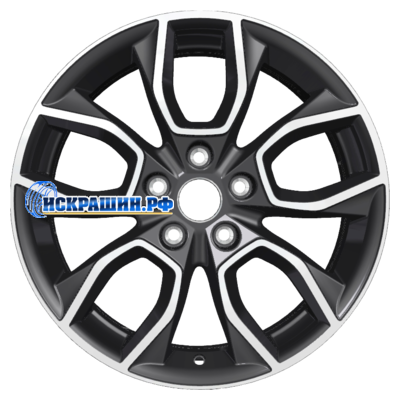 Khomen Wheels 7x17/5x114,3 ET48 D67,1 KHW1713 (Kia K5) Black-FP