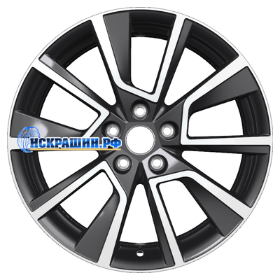 Khomen Wheels 7x18/5x114,3 ET38 D67,1 KHW1802 (Outlander) Black-FP