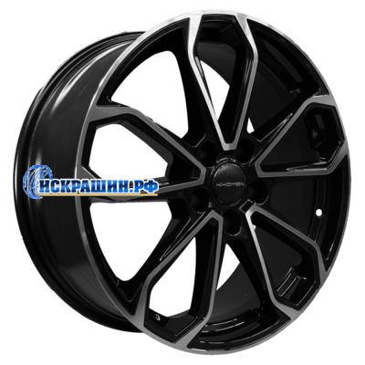 Khomen Wheels 7x18/5x114,3 ET38 D67,1 KHW1816 (Outlander) Black-FP