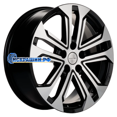 Khomen Wheels 7x18/5x114,3 ET50 D54,1 KHW1803 (Coolray) Black-FP