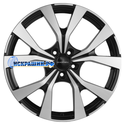 Khomen Wheels 7x19/5x114,3 ET49 D60,1 KHW1906 (Evolute i-SKY) Black-FP