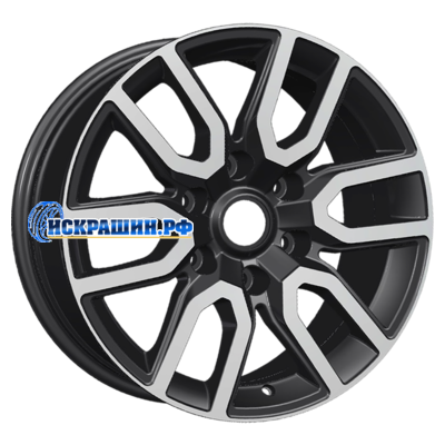 Khomen Wheels 8x17/6x139,7 ET30 D106,1 KHW1723 (JAC T6 Pickup) Black-FP