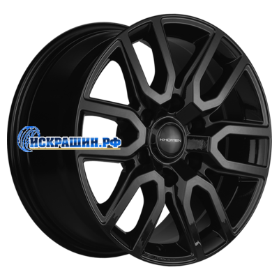 Khomen Wheels 8x17/6x139,7 ET38 D67,1 KHW1723 (Pajero Sport) Black