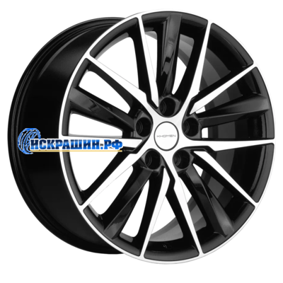Khomen Wheels 8x18/5x112 ET48 D57,1 KHW1807 (Passat) Black-FP