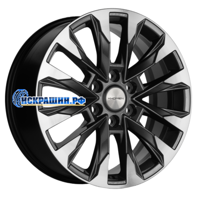 Khomen Wheels 8x20/6x139,7 ET38 D67,1 KHW2010 (Pajero IV) Gray-FP