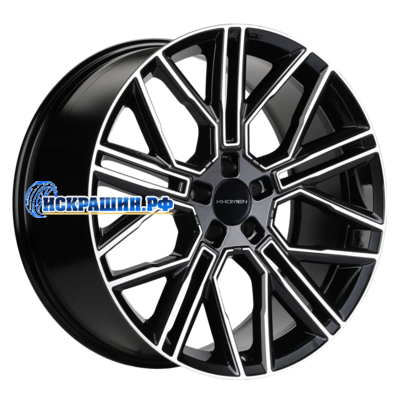 Khomen Wheels 9,5x21/5x114,3 ET40 D64,1 KHW2101 (Tesla) Black-FP