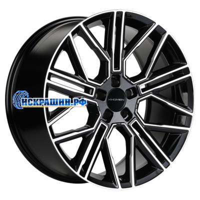 Khomen Wheels 9,5x21/5x120 ET45,5 D62,5 KHW2101 (Li 7/9) Black-FP