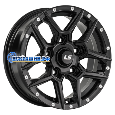LS 6x15/5x139,7 ET30 D98,5 1381 BKS (конус, Колпак+лого)