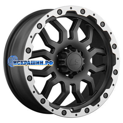LS 7,5x17/6x114,3 ET40 D66,1 1285 MBL (конус, Колпак+лого)