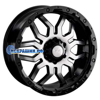 LS 7,5x17/6x139,7 ET35 D100,1 1285 BKF (конус, Колпак+лого)
