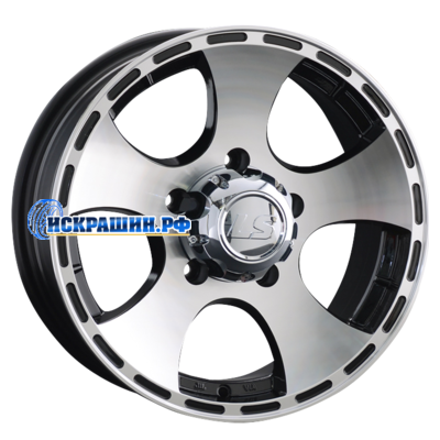 LS 7x16/5x139,7 ET5 D108,5 795 BKF (конус, Колпак+лого)