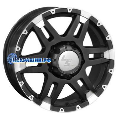 LS 7x16/6x139,7 ET46 D67,1 212 BKF (Колпак+лого)