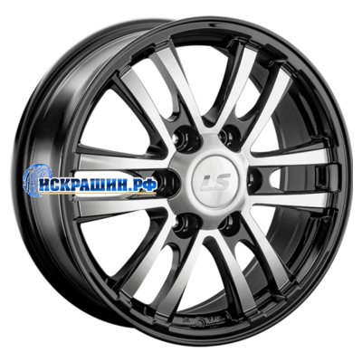 LS 7x17/6x139,7 ET38 D67,1 1287 BKF (конус, Колпак+лого)