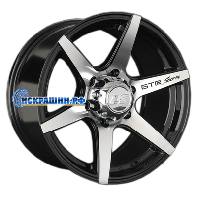 LS 8,5x17/6x139,7 ET25 D106,1 800 BKF (конус, Колпак+лого)