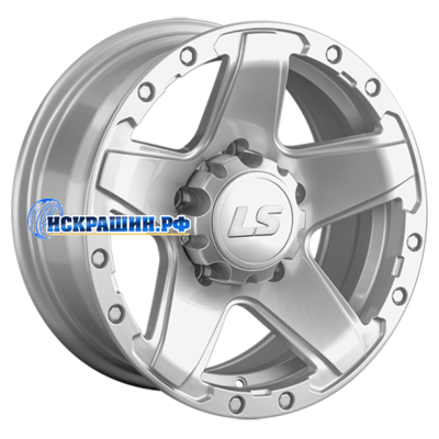 LS 8x16/5x150 ET2 D110,1 1284 Sil (конус, Колпак+лого)