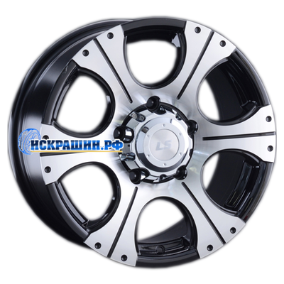 LS 8x17/5x150 ET55 D110,1 867 BKF (Колпак+лого)