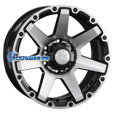 LS 8x17/6x139,7 ET20 D106,1 874 BKF (конус, Колпак+лого)
