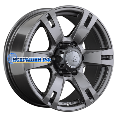 LS 8x17/6x139,7 ET25 D100,1 182 GM (конус, Колпак+лого)