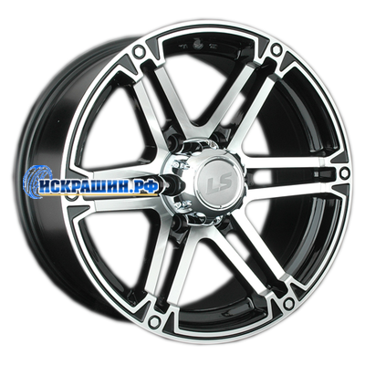 LS 8x17/6x139,7 ET25 D106,1 473 BKF (Колпак+лого)