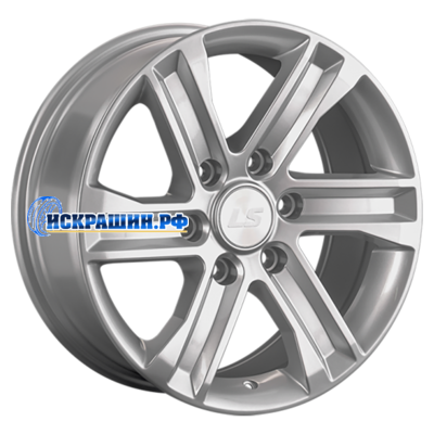 LS 8x17/6x139,7 ET36 D100,1 1359 Sil (конус, Колпак+лого)