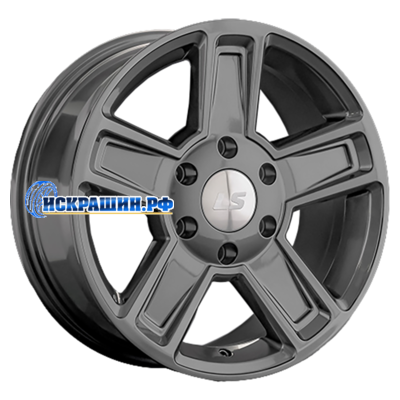 LS 8x17/6x139,7 ET38 D100,1 1296 GM (конус, Колпак+лого)