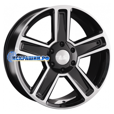 LS 8x18/6x139,7 ET35 D75,1 1296 BKF (конус, Колпак+лого)