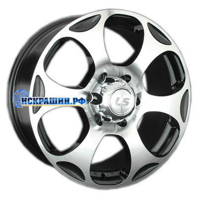 LS 8x18/6x139,7 ET36 D100,1 310 BKF (конус, Колпак+лого)