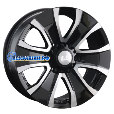 LS 8x18/6x139,7 ET36 D100,1 953 BKF (конус, Колпак+лого)