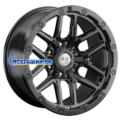 LS 9,5x18/6x139,7 ET0 D106,1 1362 BK (конус, Колпак+лого)