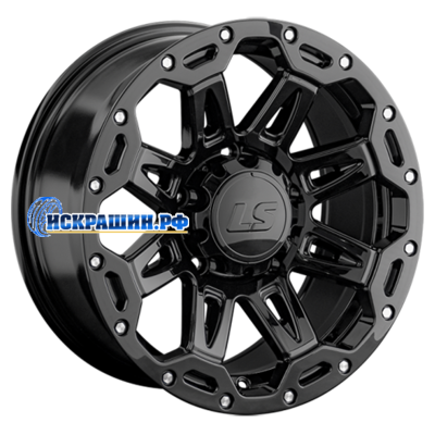 LS 9x17/5x150 ET30 D110,1 1346 BK (конус, Колпак+лого)