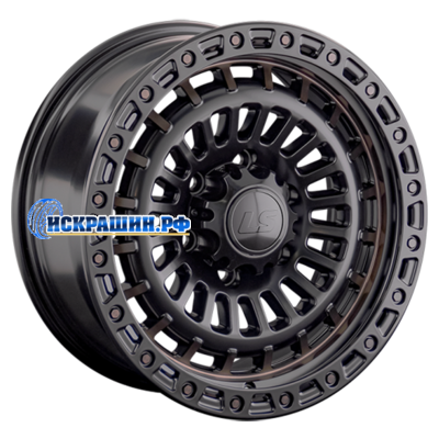 LS 9x18/5x150 ET30 D110,1 1348 BKS+BR (конус, Колпак+лого)