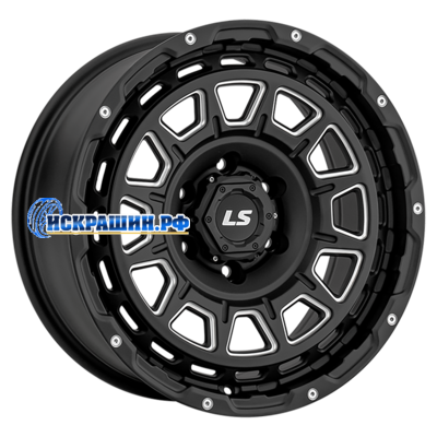 LS 9x18/6x139,7 ET15 D106,1 1377 MB+SSF (конус, Колпак+лого)