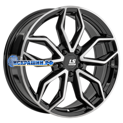 LS FlowForming 7,5x18/5x112 ET40 D66,6 RC104 BKF (конус)
