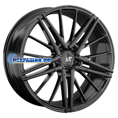 LS FlowForming 8,5x19/5x108 ET40 D63,4 RC76 BK (конус, Колпак+лого)