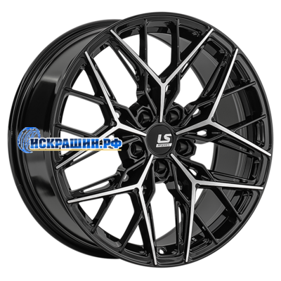LS FlowForming 8,5x19/5x112 ET30 D66,6 RC106 BKF (конус)