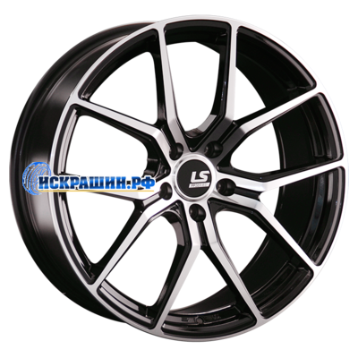 LS FlowForming 8,5x19/5x112 ET35 D66,6 RC47 BKF (конус)